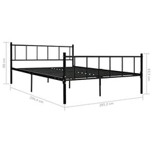 SKM Giroletto Nero in Metallo 200x200 cm (19.45kg)