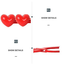 ASFD Heart Love Snowball Maker Inverno Plastic Snowball Maker Clip Giocattoli per Bambini Rosso