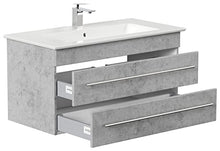 Mobile bagno con lavabo Villeroy & Boch Venticello 100cm grigio cemento