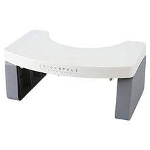 Sgabello pieghevole per WC in plastica antiscivolo, pieghevole, per bagno, WC e WC