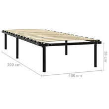 SKM Giroletto Nero in Metallo 100x200 cm (13.6kg)