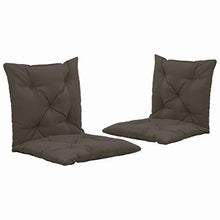 Festnight Cuscini per Sedie a Dondolo in Tessuto, 2 pz Cuscino con Schienale 50 cm Antracite