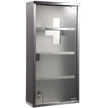 Armadietto per Medicinali Quattro Ripiani in Acciaio Inox 30x12x60 cm