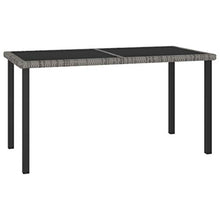 FAMIROSA Set da Pranzo da Giardino 5 pz in Polyrattan Grigio-5701