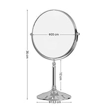 Songmics®, specchio cosmetico 10x, 20 cm, specchio doppio per trucco, BBM006