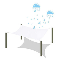 Tenda da Balcone in Plastica PE,Telone Impermeabile Trasparente per Esterno,Copertura per Serra e Parabrezza,Panno di Pioggia Con Occhielli,Giardinaggio Isolamento Termico Telo (6x6m/19.7x19.7ft)