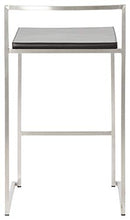 Tabouret de bar empilable format moyen METO (NOIR)