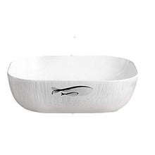 NgMik Risciacquare Il Piano di Lavoro Resistente E Facile da Pulire Geometria Modern Bathroom Vessel Sink sopra Il Contro Art Bacino for L'armadietto del Lavabo Vanity Lavello