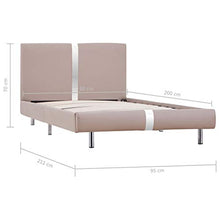 SKM Giroletto Cappuccino in Similpelle 90x200 cm (19.25kg)
