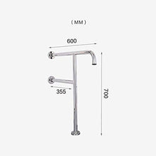 Wall mount Maniglioni da Bagno Doccia Grab Bar a Forma di T Parete Anziani Grab Rails casa Bagno corrimano di Sicurezza di Slittamento Non Transenne Telaio Accessori da Bagno