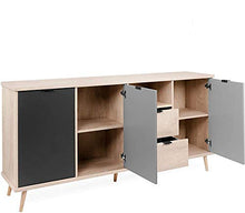 Armadietto laterale Pasto, comò, credenze, moderno, nostalgico, soggiorno corridoio camera da letto cucina pranzo,Sideboard 02