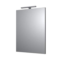 VE.CA-ITALY SPECCHI PER ARREDO BAGNO E CASA - DESIGN MINIMALE - CON LUCE/PLAFONIERA LED (80x60 cm - luce/plafoniera LED 30 cm)