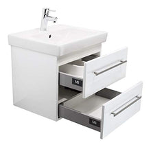emotion Lavabo con mobiletto, Legno, Bianco Lucido, 55x45x44 cm, 2 unità