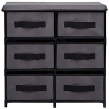 vidaXL Armadietto con 6 Cassetti 55x29x55 cm Grigio in Acciaio