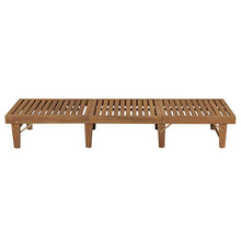 vidaXL Massello Acacia Lettino Prendisole Pieghevole Rustico Sdraio Spiaggia