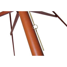 vidaXL Ombrellone da Esterno Poliestere e Legno Bianco Parasole Tenda Giardino