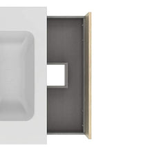 Amizuva Nara Mobile da bagno, in legno, 80 cm, 3 pezzi