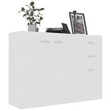 vidaXL Credenza Bianca 105x30x75 cm in Truciolato