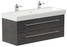 Mobile bagno con lavabo Geberit Icon 120cm antracite venato