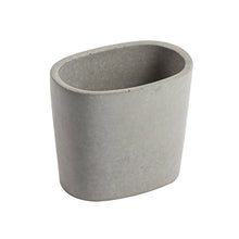 METAFORM Porta Spazzolini da Appoggio col. Grigio in Cemento MOD. Horus
