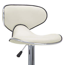 vidaXL Sgabelli da Bar 2 pz Crema in Similpelle