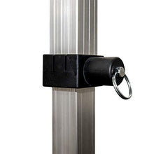 TOOLPORT Gazebo Pieghevole Giardino 3x3m - 2 Laterali Alluminio Telo Poliestere 100% Impermeabile Padiglione Mercati Sagre Neve