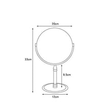WWEIWU Pulito e Luminoso Punzonatura GRATUITAMENTE Antiqua Trucco da Parete per Il Trucco a Parete Specchio Pieghevole Specchio Vanity Bagno Specchio Pieghevole telescopico