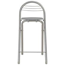 Oushome Set da Bar 3 pz con Mensole in Legno e Acciaio Grigio