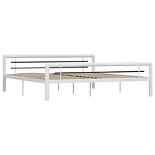 SKM Giroletto Bianco e Nero in Metallo 180x200 cm