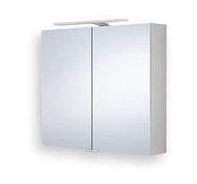 Generisch Jupiter Classica Armadietto a specchio in alluminio, 800 x 700 x 155 mm