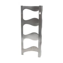 Henan - Supporto da parete in acciaio INOX, per 3/4 bottiglie