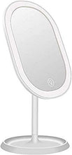 ZCCL Specchio per Il Trucco Specchio per Il Trucco a LED, [Ricaricabile] Specchio per Il Trucco Portatile con luci, Interruttore Touch Screen, Specchio cosmetico a Risparmio energetico con rotazi