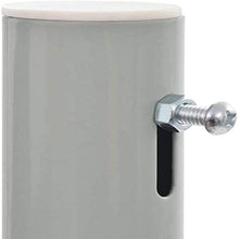 EBTOOLS - Tenda laterale retrattile, colore grigio, protezione solare estensibile per balcone, terrazzo, giardino, 100 x 300 cm
