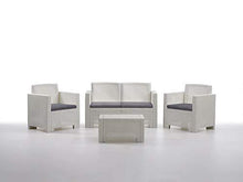 Bica 9027 Set Alabama 2 Salottini, Bianco - Arredi Casa