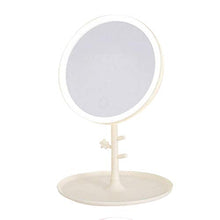 chora Specchio per Trucco a LED con ingrandimento Specchio per Trucco da Tavolo cosmetico HD Rimovibile con Rotazione di 90 Portatile Ricaricabile per Regalo di Compleanno per Ragazza heathly