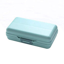 BGSFF Portapillole da Viaggio Fashion Pill Organizer 7 Griglie per ridurre l'odore Dispenser di Pillole mediche Blue Tuba