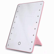 Minkissy Specchio cosmetico per Trucco 16 LED LED Specchio per Trucco Touch Screen Specchio cosmetico per Specchio cosmetico dimmerabile Specchio Luminoso