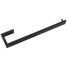 Aothpher SUS304 - Portasciugamani da parete, in acciaio INOX, 35 cm, colore: Nero opaco