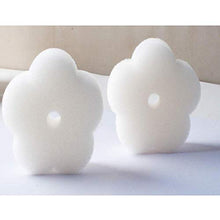 FLAMEER 5 X Spugna Cremosa per Assorbire L'olio per Piscine E Spa della Vasca Idromassaggio - Bianco, cavità del Fiore