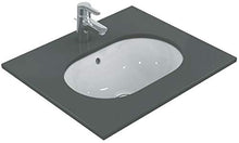 Ideal Standard Lavabo Incasso Collegare e5050ma, Bianco Ovale con Troppo Pieno 620 x 410 x 175 mm con Ideal Plus