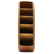 Londo Porta Telecomandi con 5 Scomparti - per Contenere telecomandi di TV, Stereo, decoder, Dvd, Blu-Ray - in Pelle con Fodera Interna in Suede. Adatto per Salotto o Camera da Letto