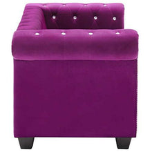 vidaXL Divano Chesterfield a 2 Posti Velluto Viola Sdraio Sofa Arreddo Salotto - Arredi Casa