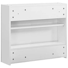 Tidyard Armadietto a Specchio Bianco 80x15x60 cm in MDF, 2 Ante e 3 Scomparti