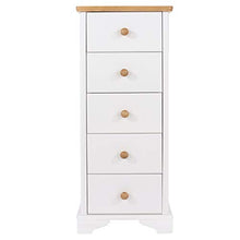 Design Vicenza Amalfi - Cassettiera Stretta con 5 cassetti