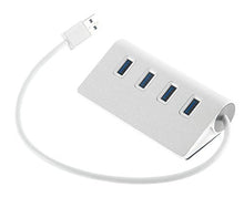SaySure - 4Port Aluminum USB 3.0 Hub Power Adapter for Apple