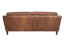 Divano cocktail Manitoba 3 posti vintage in pelle - Arredi Casa