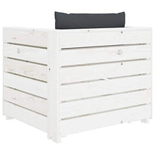 FAMIROSA Set Divani da Giardino 2 pz con Cuscino Antracite in Legno -1894