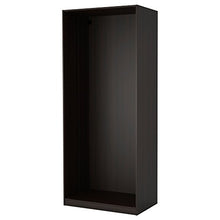 PAX telaio armadio 100x58x236 nero-marrone