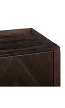 DENZZO - Cassettiera in legno riciclato, colore: Marrone Woodland