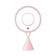 LLG Household Items& Ingrandimento Trucco dello Specchio con Luce, Desktop Grande Specchio Dressing Table Specchio Specchio di Trucco Luce Naturale Bathroom Specchio